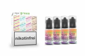 Vorteilspack e Shisha Liquid Nikotinsalz 4x10ml egogreen Multi Kulti Tropical online kaufen