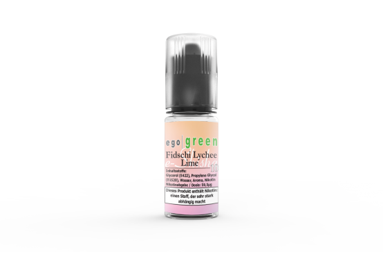 e Shisha Liquid Nikotinsalz egogreen Fidschi Lychee Lime Selection im online Shop kaufen