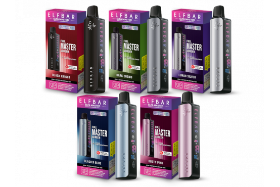 ELFA Master Akkuträger 850mAh für Deine Pods mit digital Display
