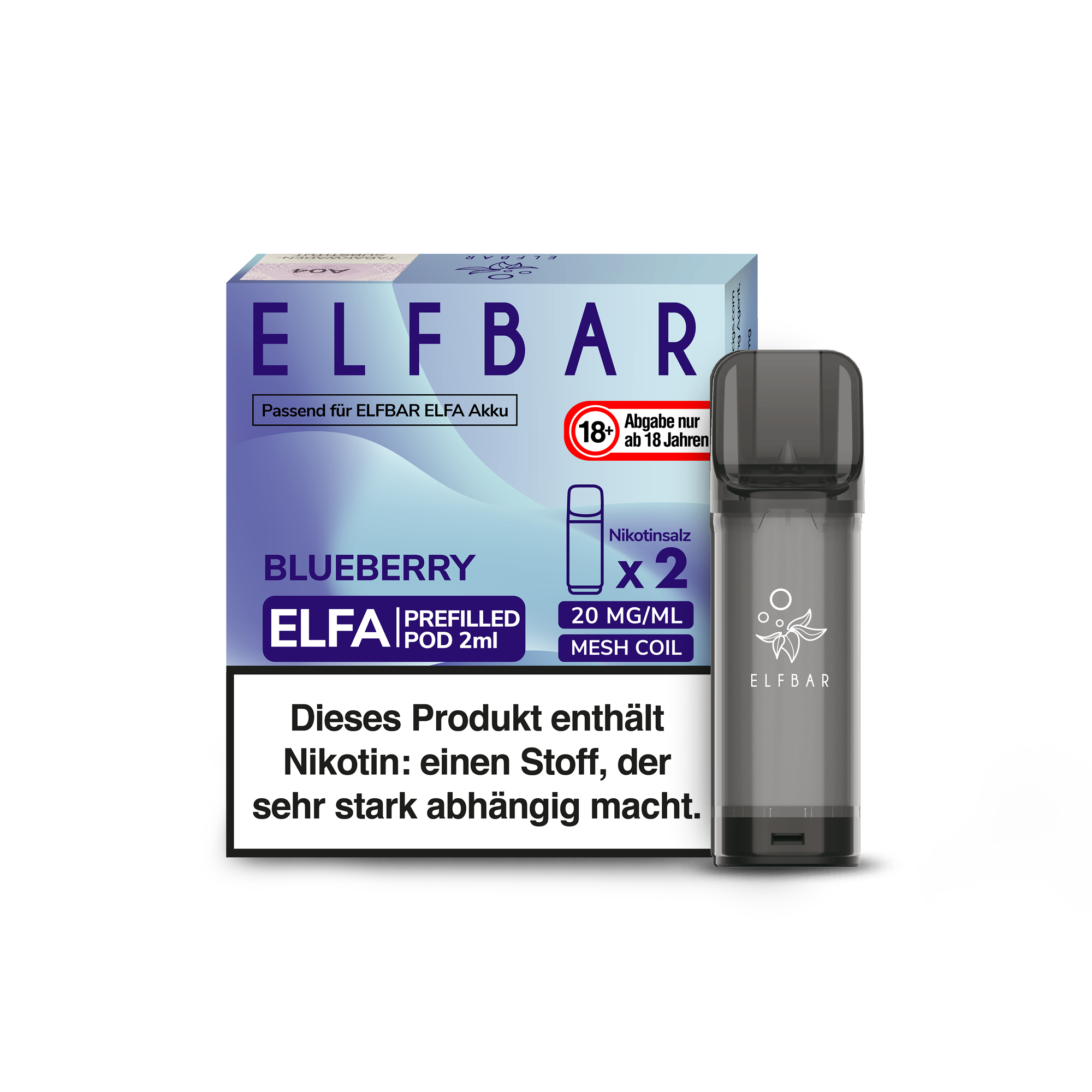 Elfbar Vape Einweg E-Shisha Blueberry