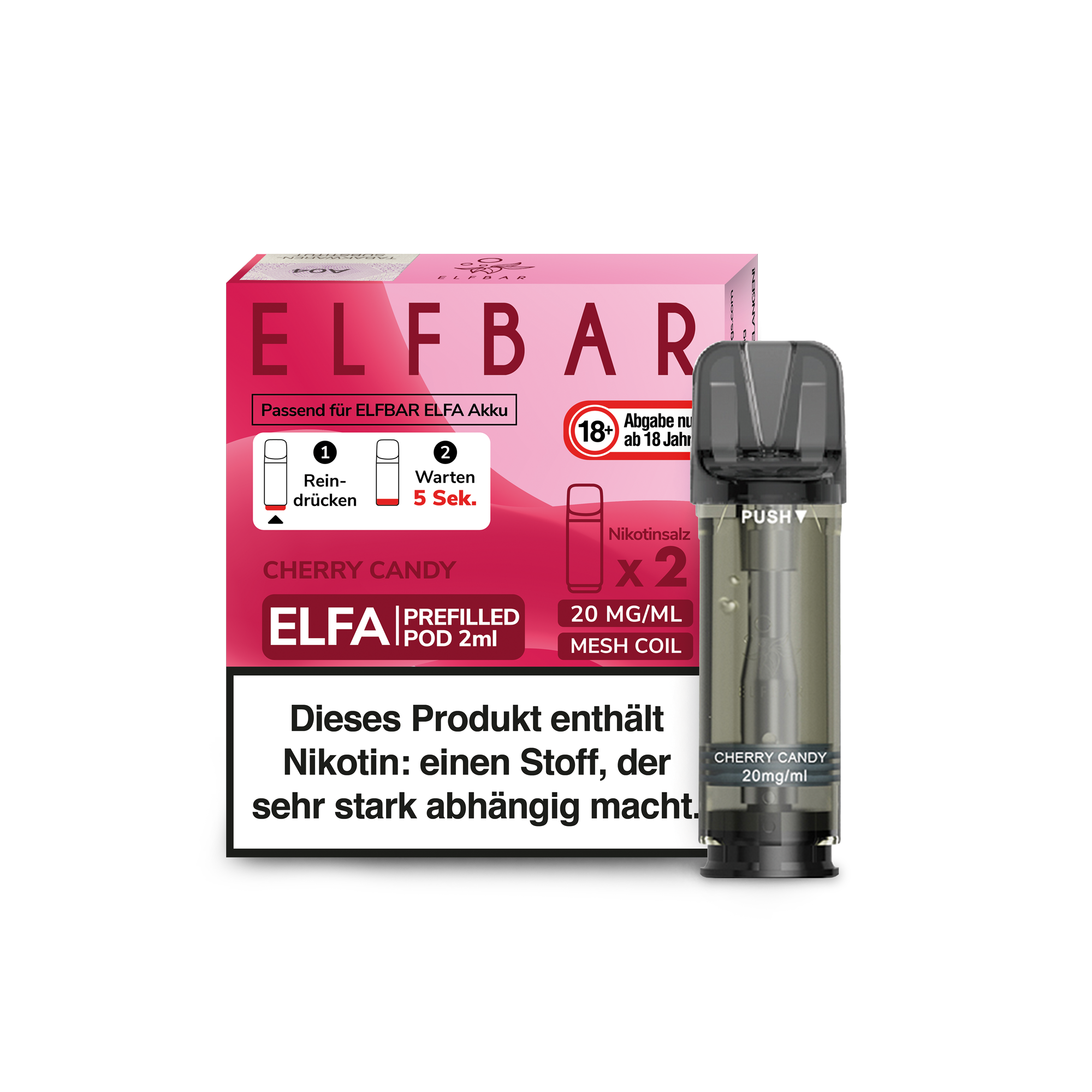 Elfbar Vape Einweg E-Shisha Cherry Candy kaufen