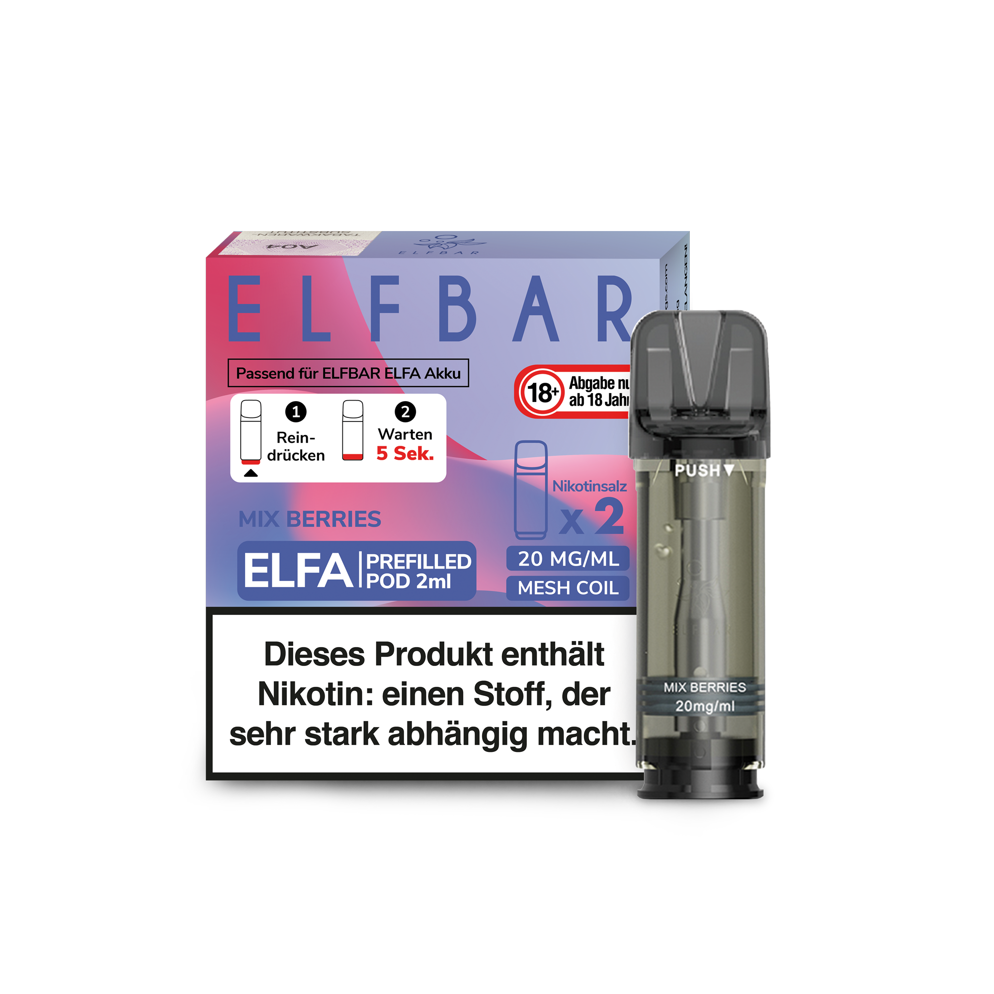 Elfbar Vape Einweg E-Shisha Mix Berries kaufen