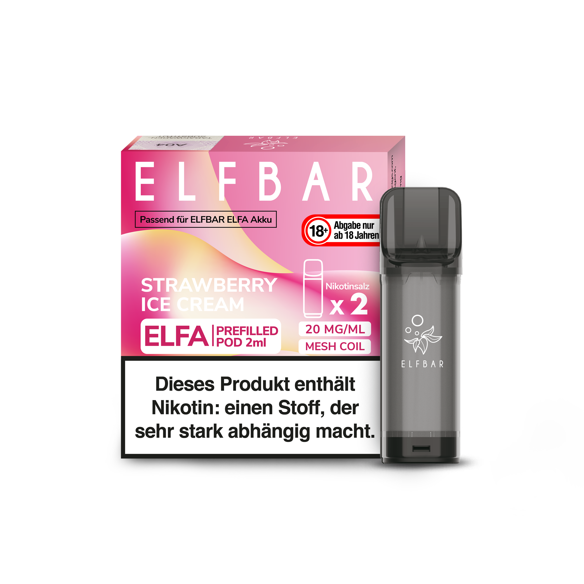 Elfbar Vape Einweg E-Shisha Strawberry ICE Cream kaufen