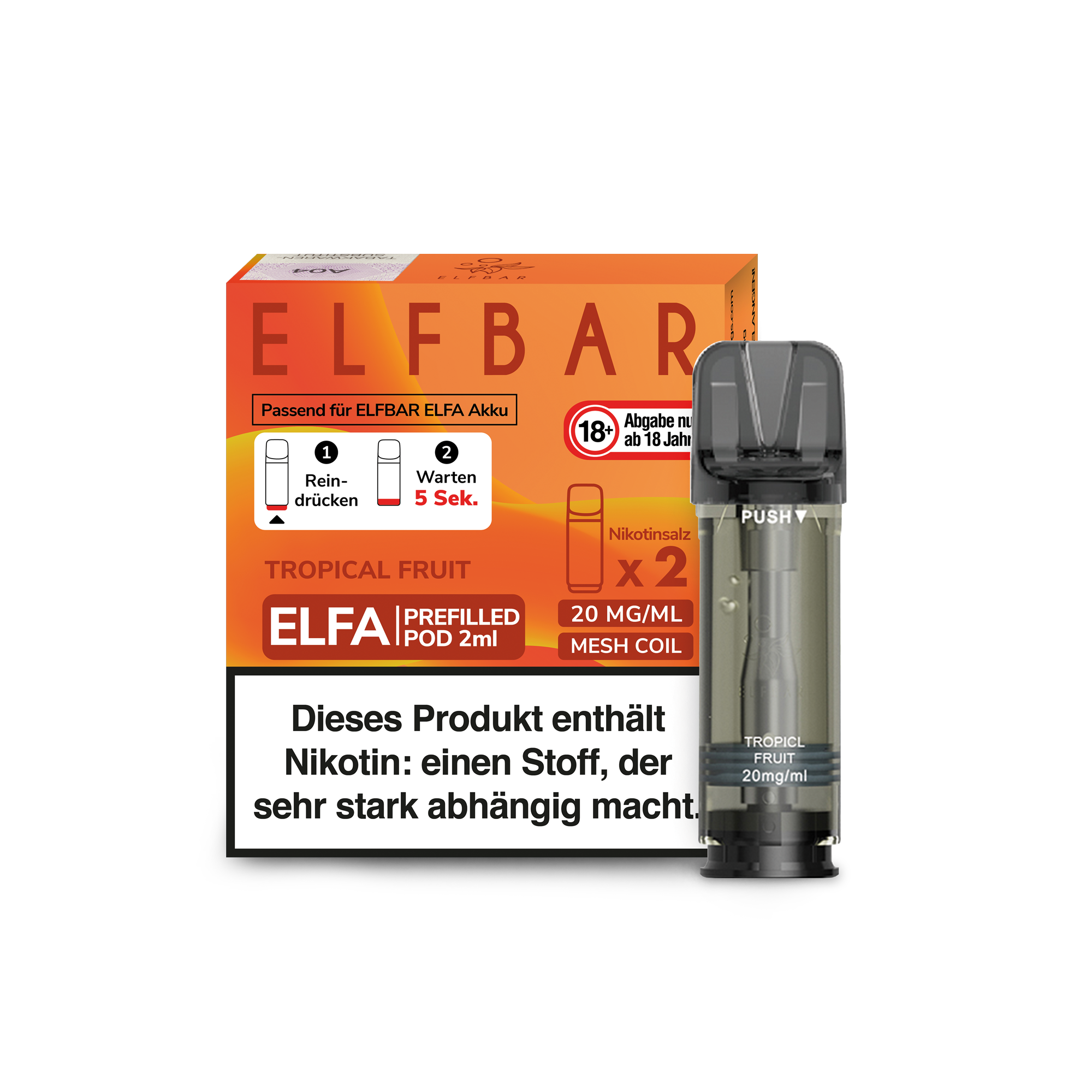 Elfbar Vape Einweg E-Shisha Tropical Fruit kaufen