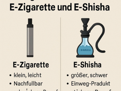 E-Zigarette oder E-Shisha Gibt es einen Unterschied?